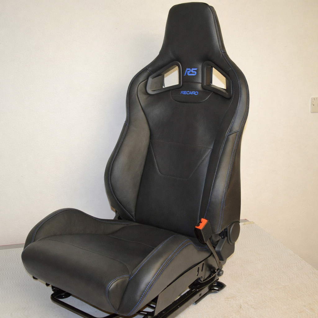 Ford Focus RS MK2 MK3 Recaro Sportster CS Tailored Fitted Black Car Seat Covers - Image 3