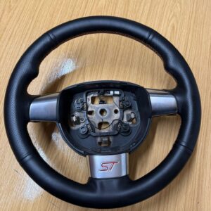 Re‑Trimmed Steering Wheel with Orange Stitching – Auto Core Hub