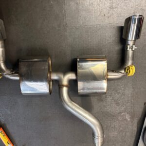 Alternative view of Milltek Ultimate Backbox – Focus RS Mk2 exhaust