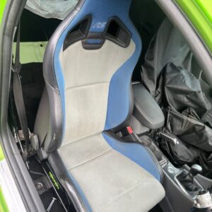 Pair of CS Recaro Mk2 Focus RS Factory Blue Fabric Front Seats
