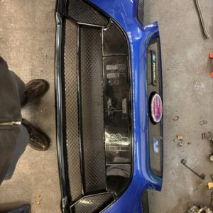 Performance Blue Front Bumper – Complete with Washer Covers & Perfect Mesh Grill