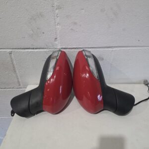 Ford Fiesta ST180 Race Red Mirrors (2013–2017, ST2 Non‑Powerfolding)