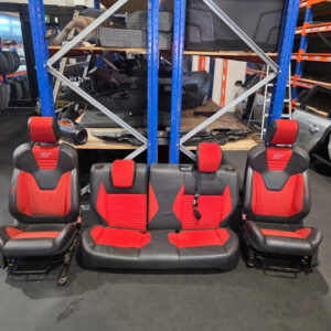 Ford Fiesta ST180 Red Recaro Seats – Full Set (2013–2017)