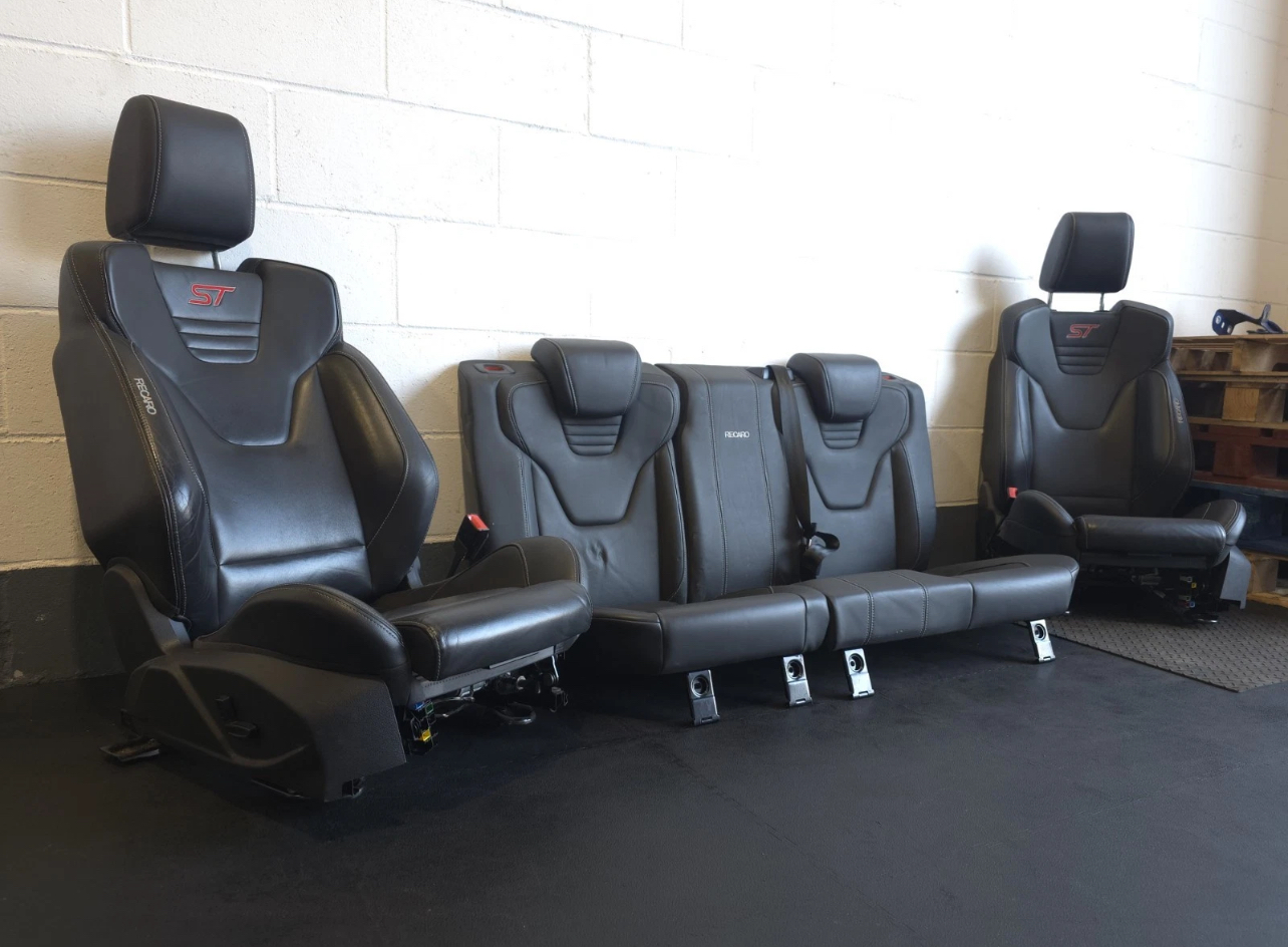 Ford Focus St250 Black Recaro Seats Full Set - Image 7