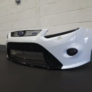 Alternative view of Ford Focus RS Mk2 Genuine White Front Bumper / With Caps