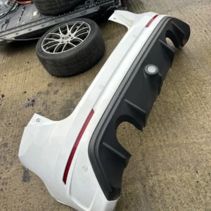 Ford Focus RS MK3 Complete Rear Bumper & Splitter – White (5 Door)