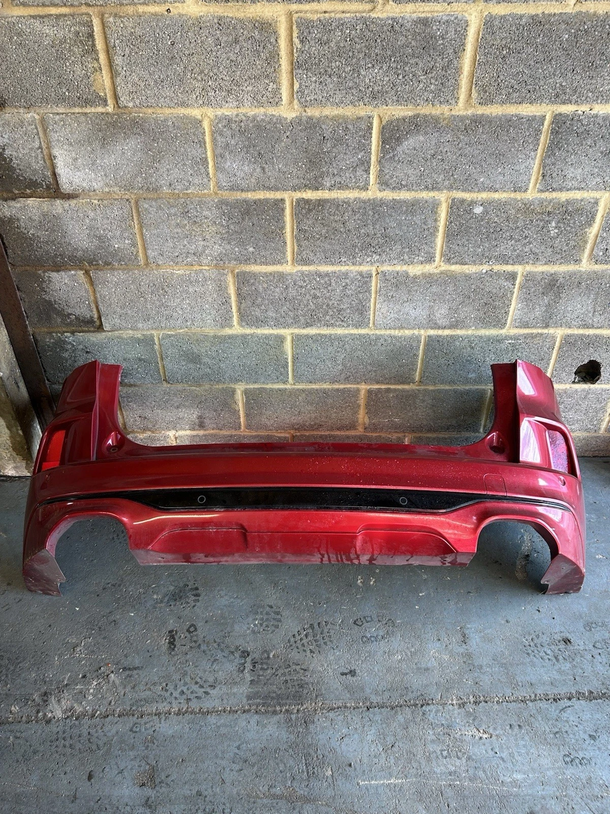 FORD KUGA ST LINE MK3 COMPLETE REAR BUMPER 2019- 2023 RED